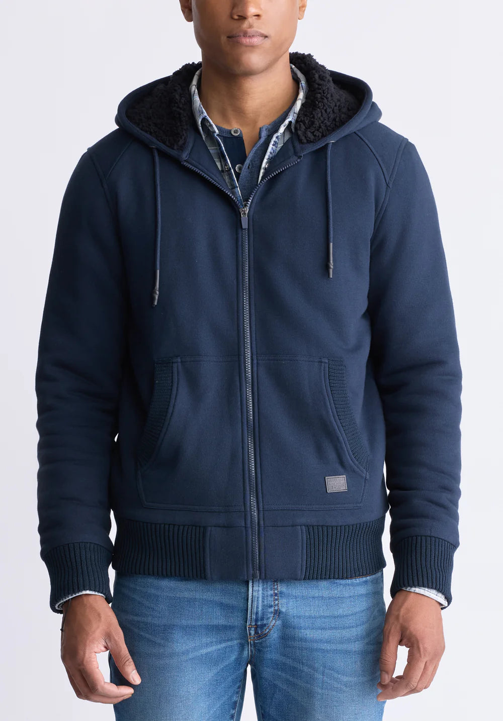 Buffalo Men's Fasox Zip Sherpa Hoodie