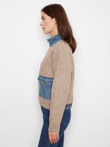 Charlie B Women's Long Sleeve Zipped Sweater Jacket