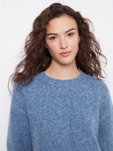 Charlie B Women's Elbow Sleeve Balloon Shape Sweater