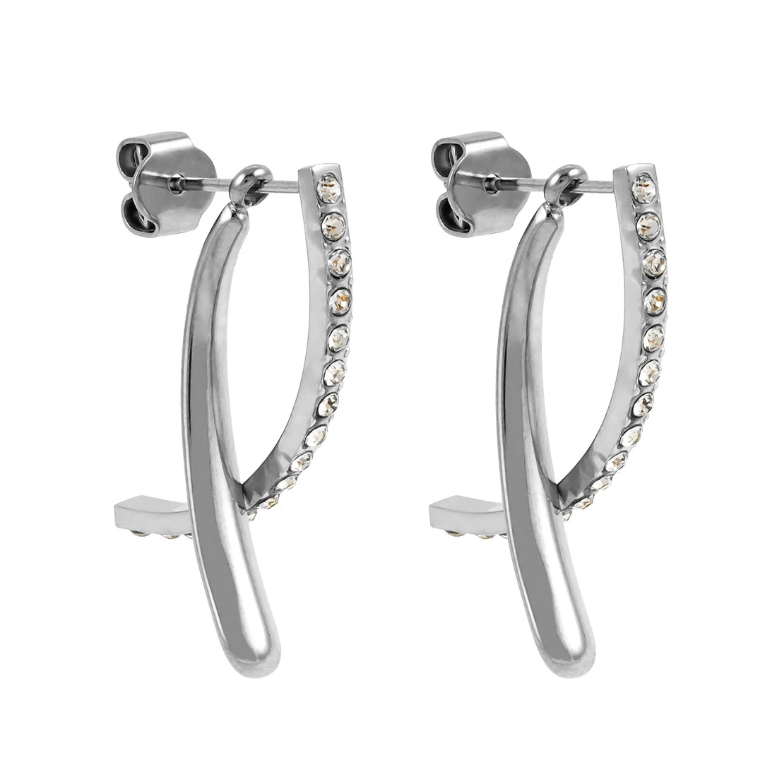 Hackney Nine Creeda Silver Earrings