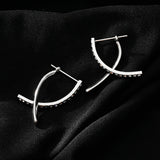 Hackney Nine Creeda Silver Earrings