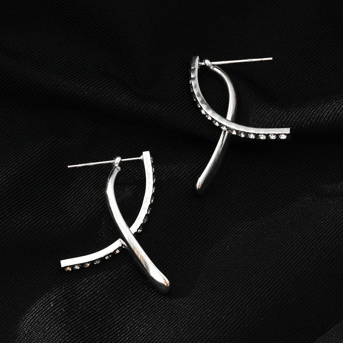 Hackney Nine Creeda Silver Earrings