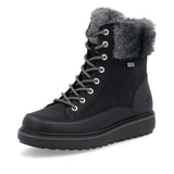 Remonte Women's Lace-Up Zip Mid Height Boots