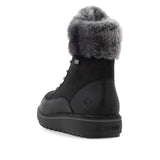 Remonte Women's Lace-Up Zip Mid Height Boots