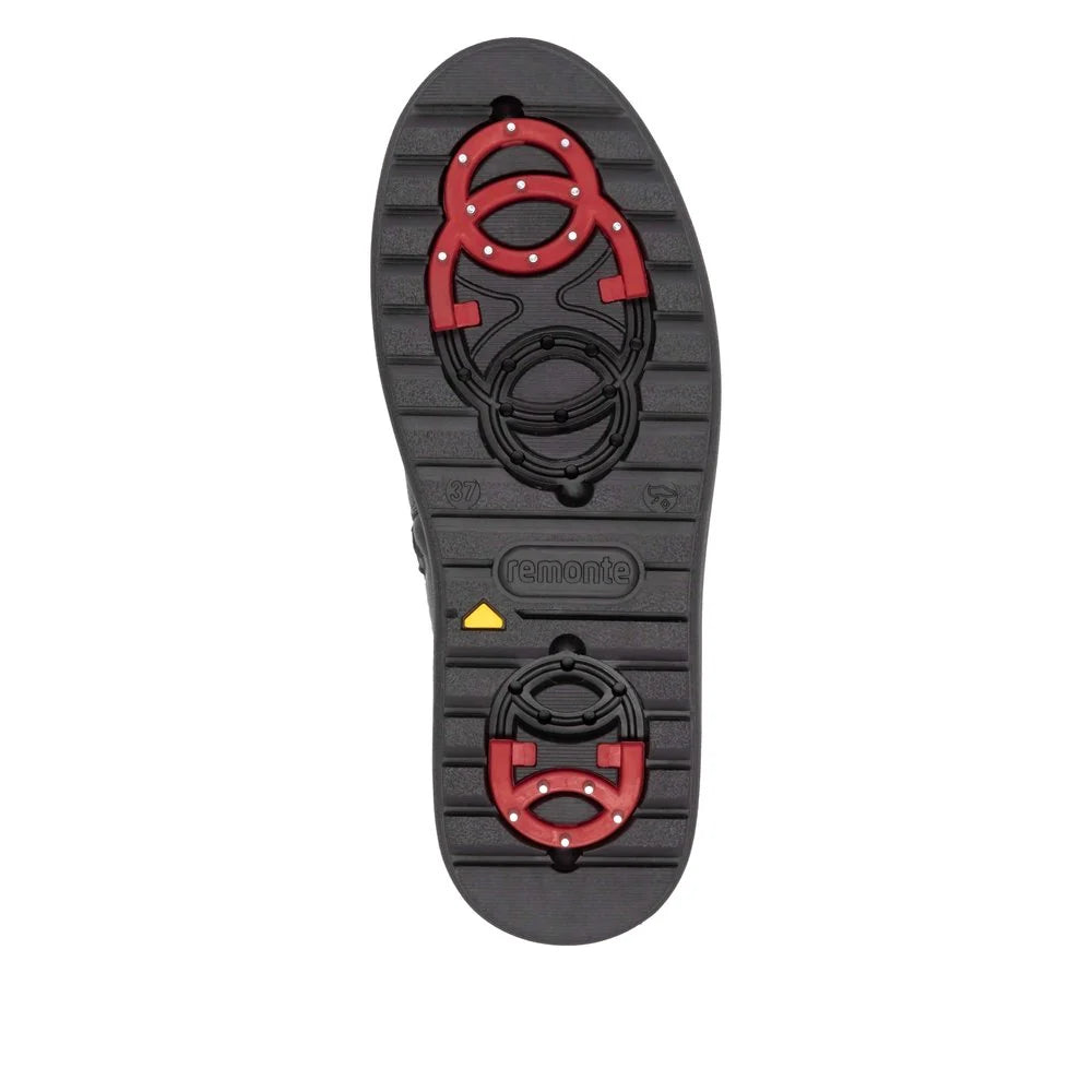 Remonte Women's Lace-Up Zip Mid Height Boots