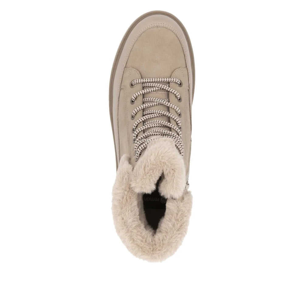 Remonte Women's Lace-Up Zip Mid Height Boots