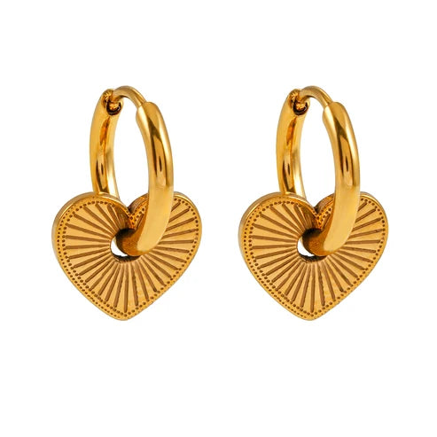 Hackney Nine Endear Gold Earrings