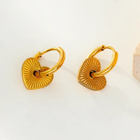 Hackney Nine Endear Gold Earrings