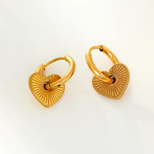 Hackney Nine Endear Gold Earrings