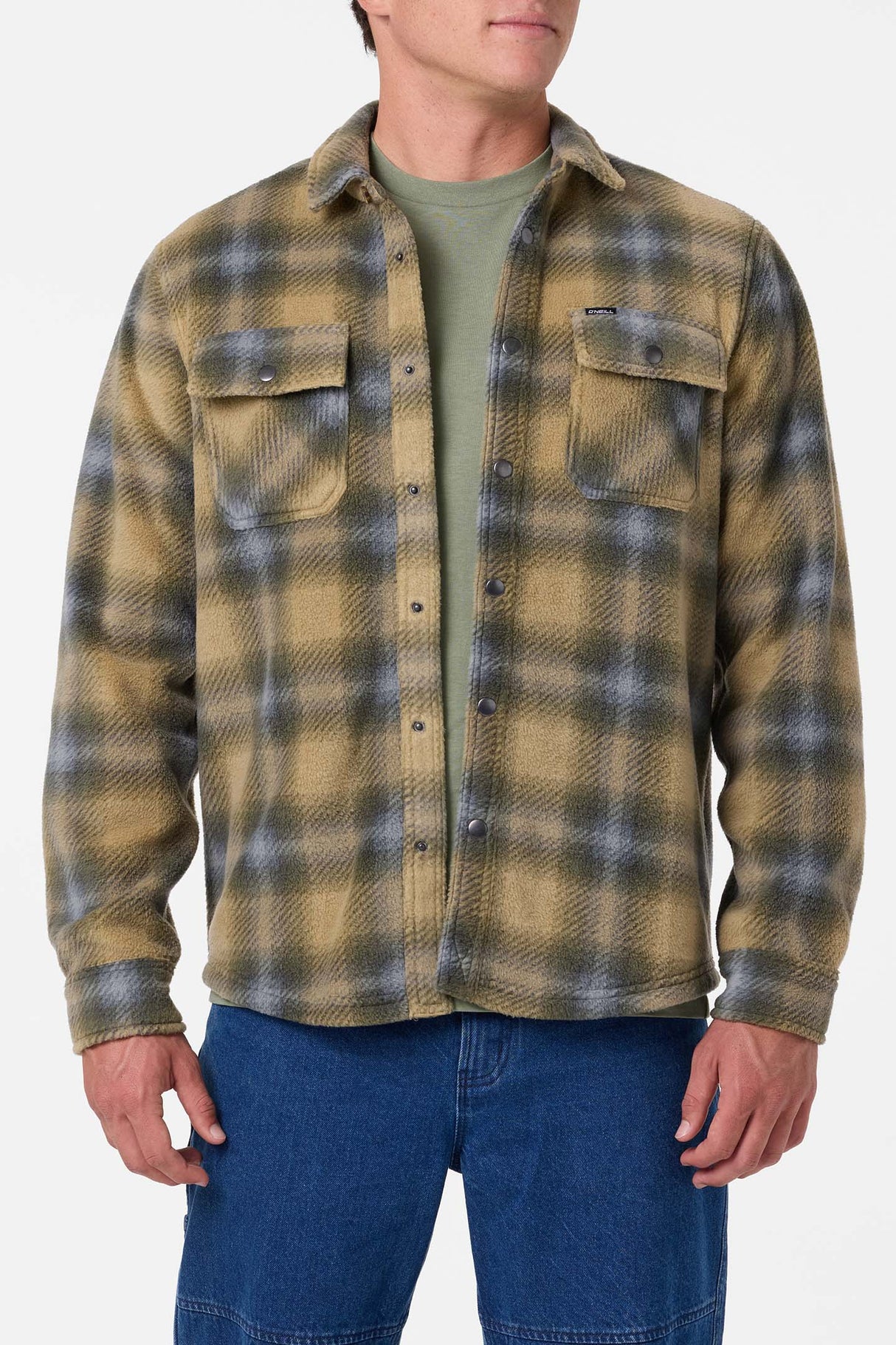 O'Neill Men's Glacier Plaid Superfleece