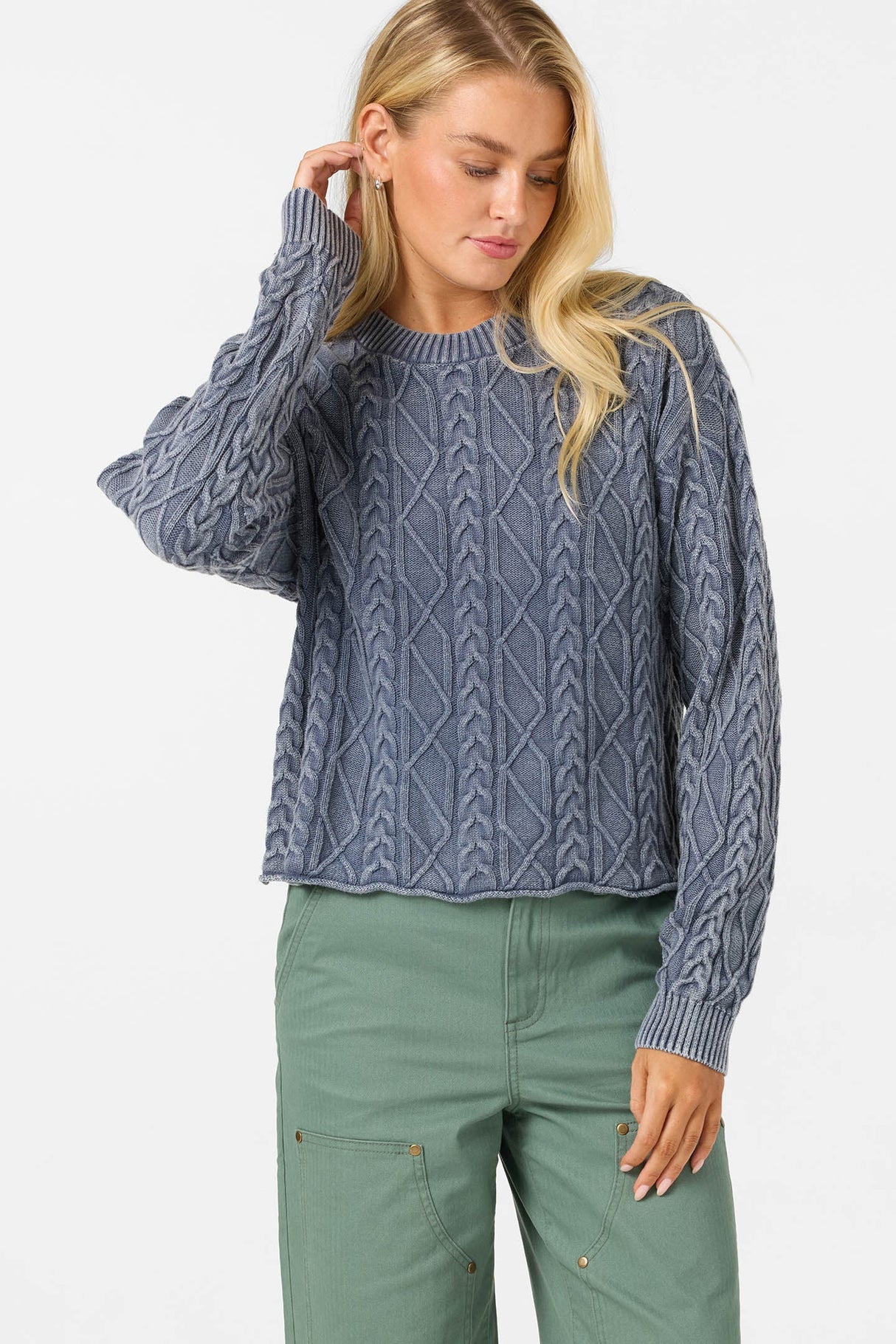 O'Neill Women's OG Misha Cable Knit Sweater