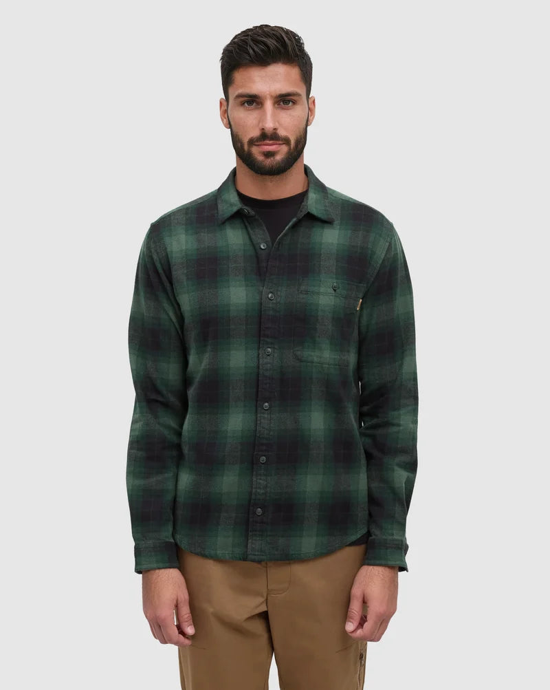 tentree Men's Forest Flannel Button-Up Shirt