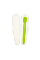 Innobaby Silicone Baby Spoon W/Travel Case - Green
