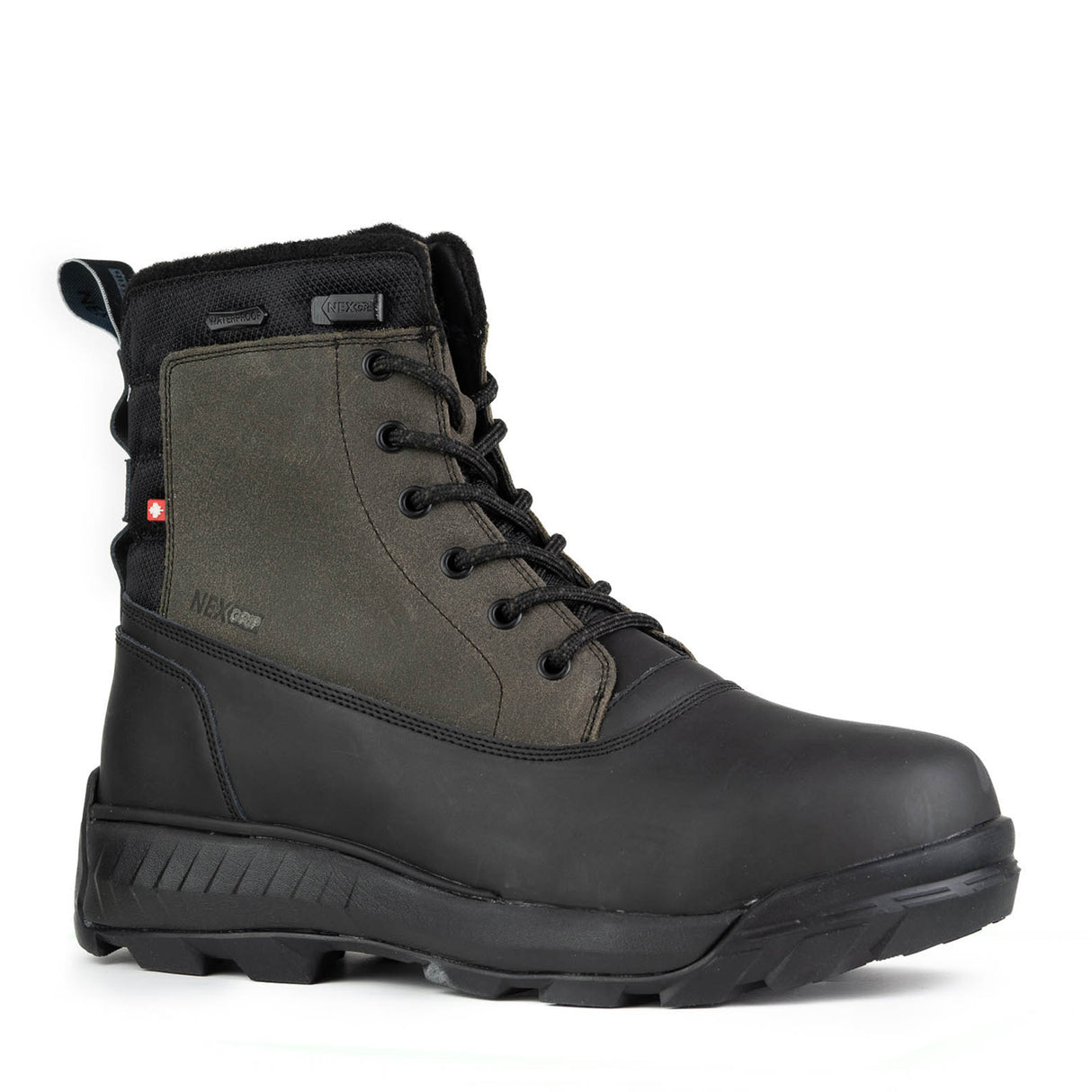 Nexgrip Men's Ice Victor Men's Leather Winter Boots Wide