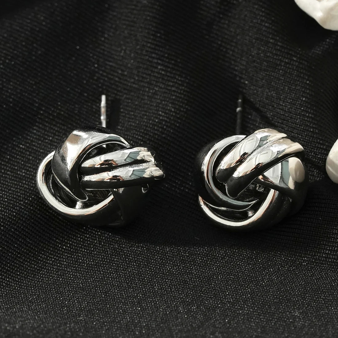 Hackney Nine Jatani Silver Studs