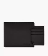 Fossil Men's Derrick Sliding 2-in-1 Wallet Black