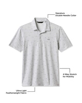 TravisMathew Men's Featherweight Deco Polo