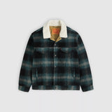 Levi's Men's Type 3 Sherpa Trucker Merle Plaid Jacket