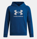Under Armour Youth Boys Rival Fleece Big Logo Hoodie - Varsity Blue