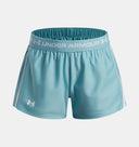 Under Armour Youth Girls Tech Play Up Shorts - Blue Haze