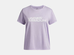 Under Armour Youth Girls Tech Twist Short Sleeve T-Shirt - Purple Crest