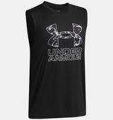 Under Armour Youth Boys Tech Hybrid Print Tank Top