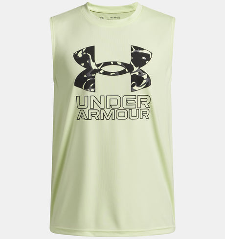 Under Armour Youth Boys Tech Hybrid Print Tank Top