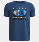 Under Armour Youth Boys Tech Graphic Short Sleeve T-Shirt - Wham Blue
