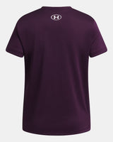 Under Armour Youth Girls Tech Shimmer Graphic SS T-Shirt
