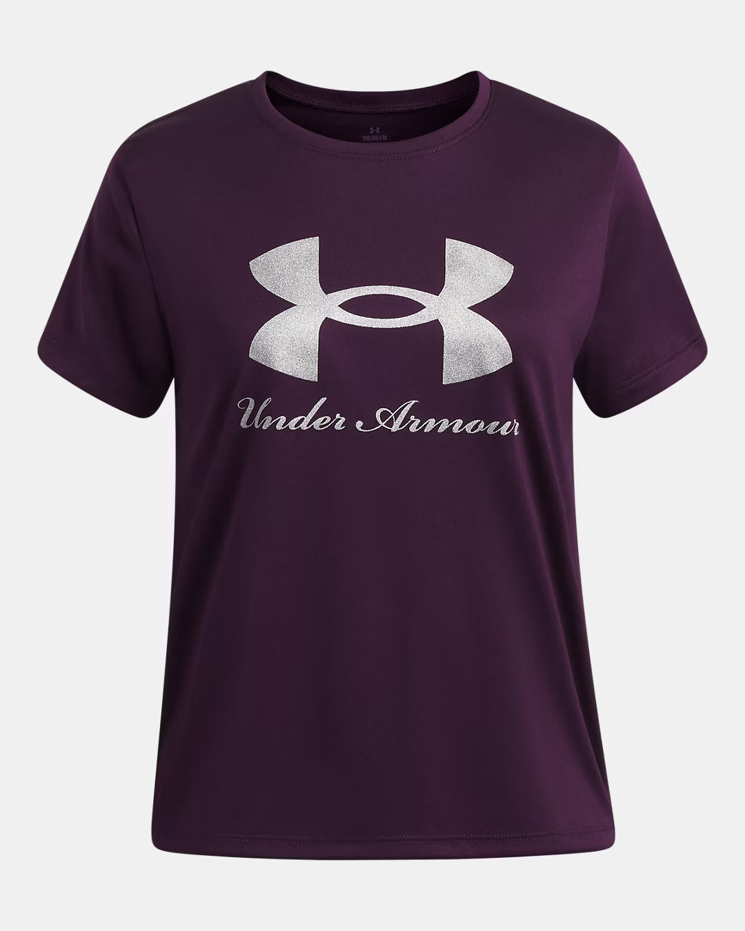 Under Armour Youth Girls Tech Shimmer Graphic SS T-Shirt