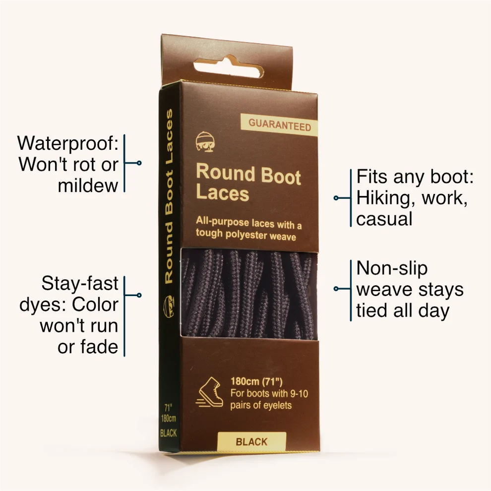 Adventure Andy Round Boot Laces