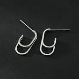 Hackney Nine St. Simon Silver Earrings