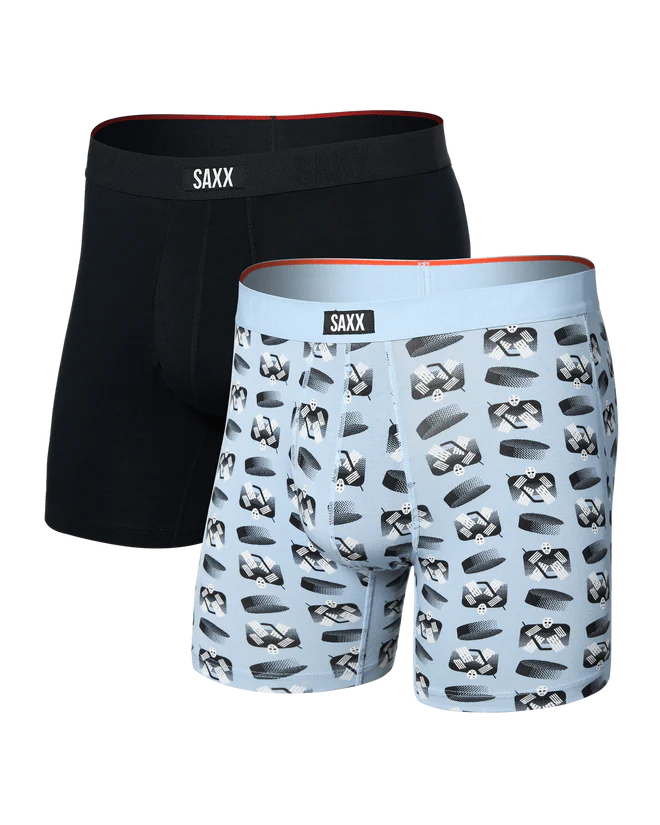 Saxx Men's Vibe Xtra Soft Comfort Boxer Brief Fly 2PK
