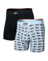 Saxx Men's Vibe Xtra Soft Comfort Boxer Brief Fly 2PK