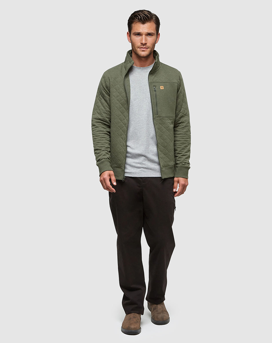 tentree Men's Begble Full Zip Sweater