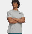 Under Armour Men's Left Chest SS Workout T-Shirt - Titanium