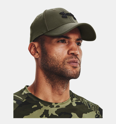 Under Armour Men's Blitzing Low Stretch Fit Cap - Marine Green