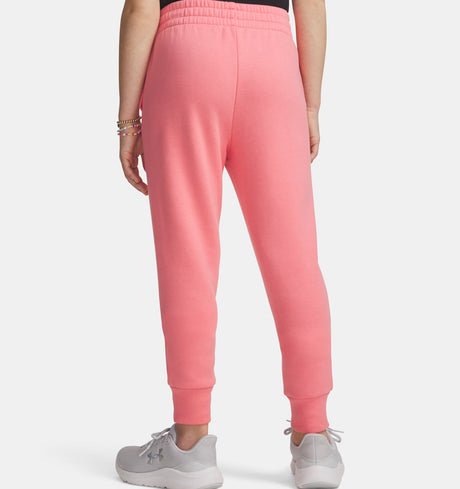 Under Armour Youth Girls Fleece Athletic Joggers - Pink