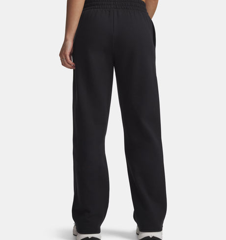 Under Armour Women's Rival Fleece Straight Leg Pants - Black