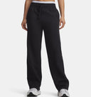 Under Armour Women's Rival Fleece Straight Leg Pants - Black