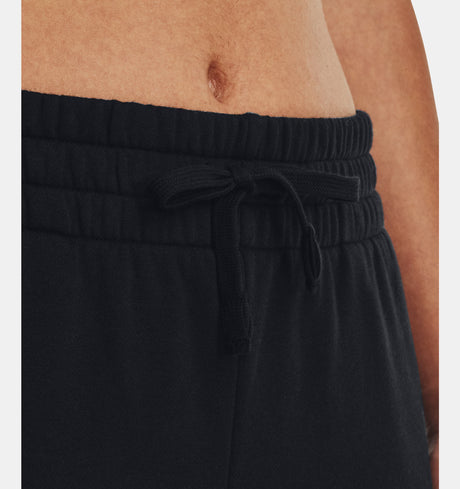Under Armour Women's Rival Fleece Straight Leg Pants - Black