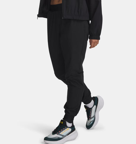 Under Armour Women's Rival High-Rise Woven Pants - Black