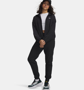 Under Armour Women's Rival High-Rise Woven Pants - Black