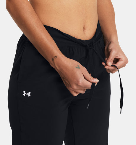 Under Armour Women's Rival High-Rise Woven Pants - Black