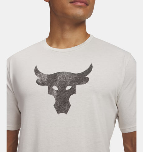 Under Armour Men's Project Rock Payoff Graphic SS T-Shirt - Summit White
