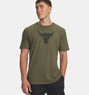 Under Armour Men's Project Rock Payoff Graphic SS T-Shirt - Marine Green