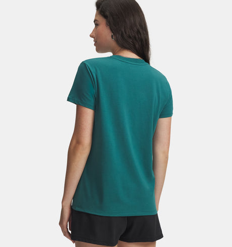 Under Armour Women's Rival Core Short Sleeve T-Shirt - Rack Green