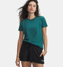 Under Armour Women's Rival Core Short Sleeve T-Shirt - Rack Green