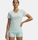 Under Armour Women's Tech Twist V-Neck Short Sleeve T-Shirt - Mint