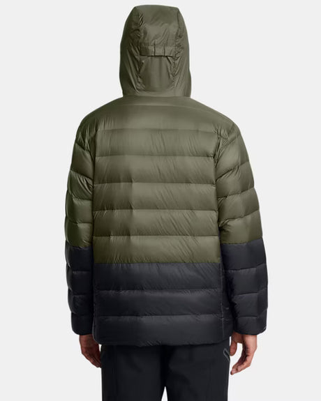Under Armour Men's Legend Down Hooded Jacket - Marine Green